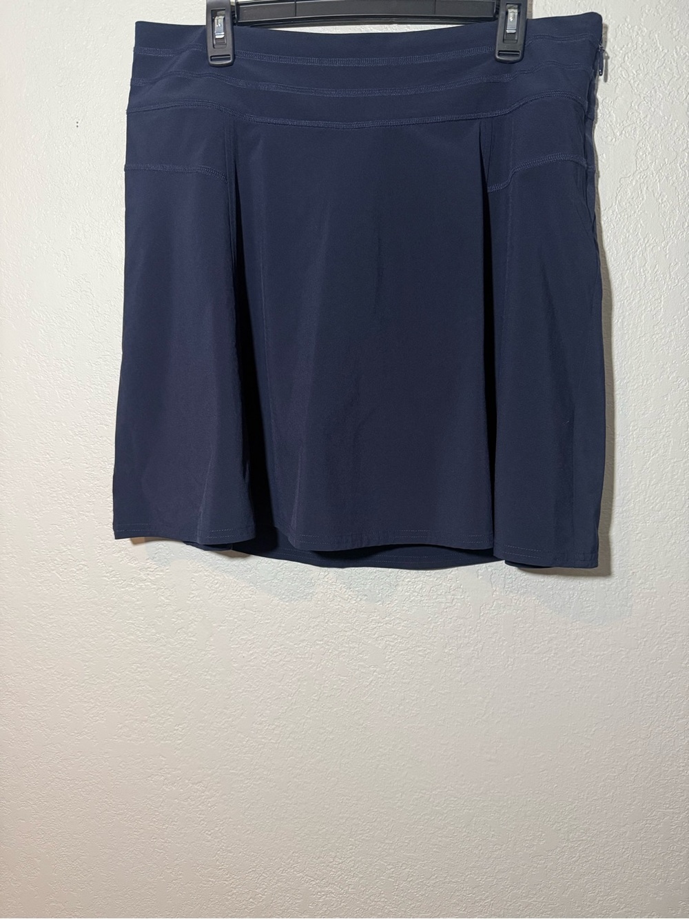 Athleta- All Day Skort/Skirt, Athletic, Built in Shorts , Navy Size 12
